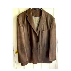 Men’s Leather Coat XL